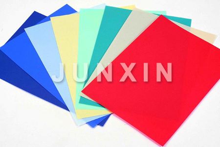 Application of plastic sheets