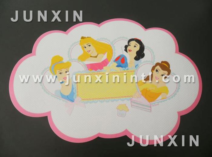 shaped placemat