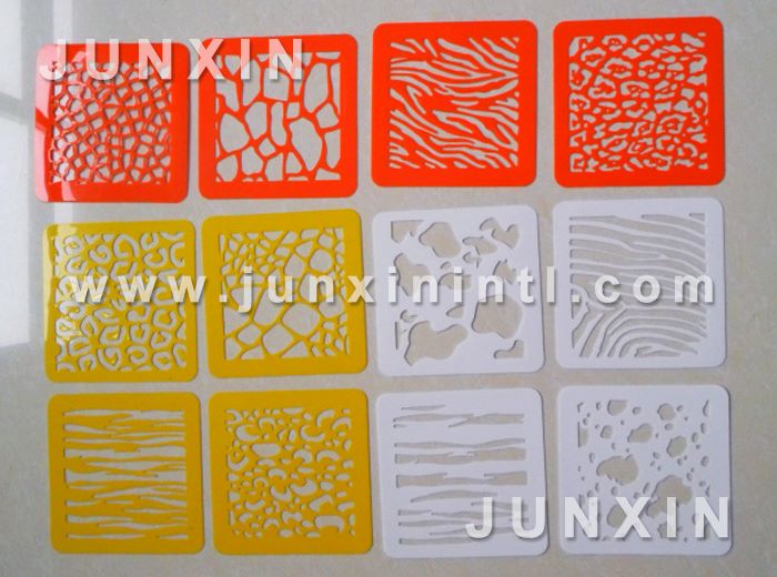 plastic sheet painting stencil