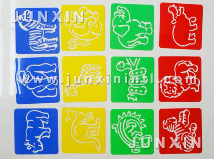 plastic sheet painting stencil
