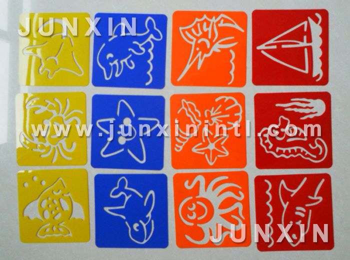 plastic sheet painting stencil