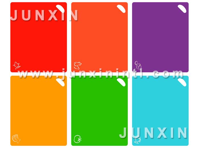 PP colour plastic chopping board
